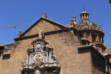 The Church of Santos Justo y Pastor (Parroquia de Santos Justo y Pastor) in Granada, Andalusia, Spain. It was built after the conquest of Granada in 1492. 