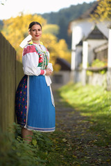 Young beautiful slovak woman