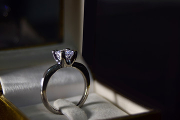 Diamond rings and luxurious weddings