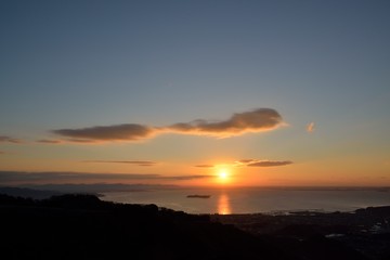 三ヶ根山からの日の出