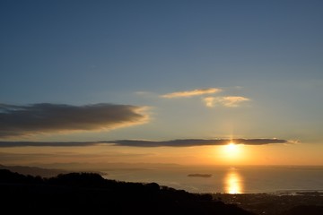 三ヶ根山からの日の出