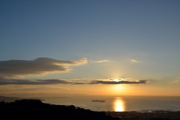 三ヶ根山からの日の出