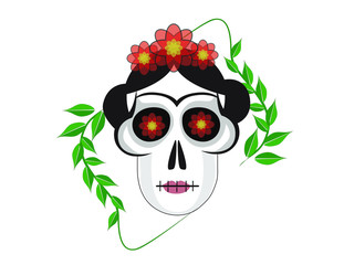 Catrina día de muertos en México