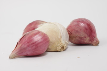 Onion on a white isolated backround
