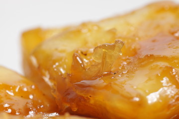 Caramelized cassava