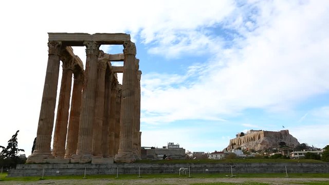 Temple of Zeus, in Athens, Greece