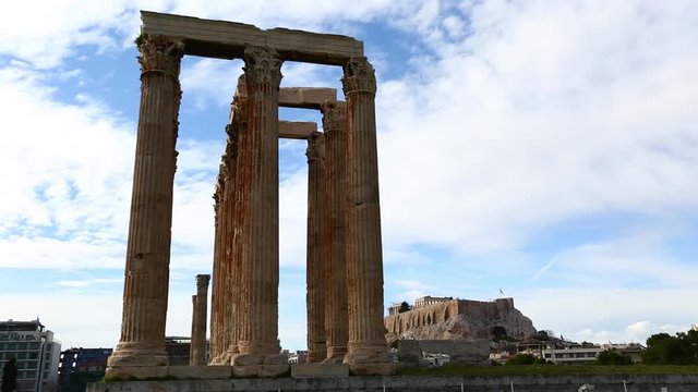 Temple of Zeus, in Athens, Greece