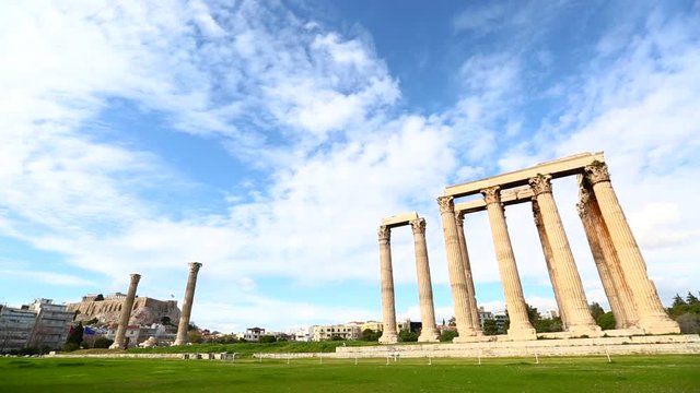 Temple of Zeus, in Athens, Greece