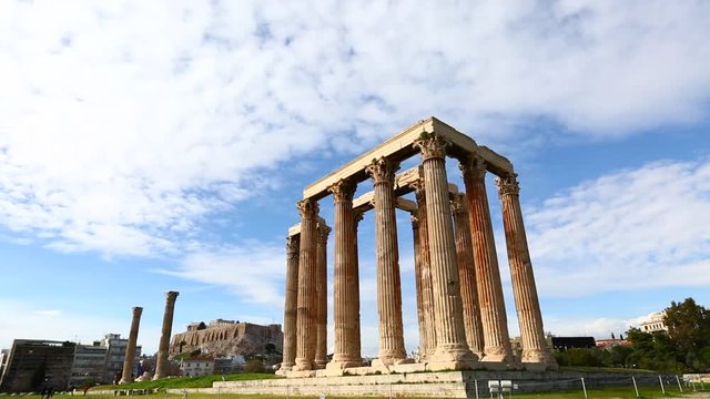 Temple of Zeus, in Athens, Greece