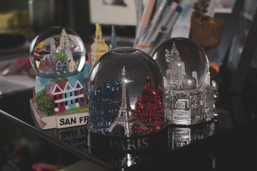  Crystal ball of  places