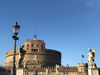 Obraz premium castel santangelo in rome italy