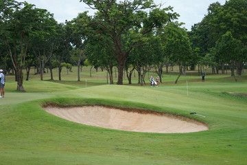 golf course on a sunny day