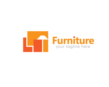 Furniture Logo. This Logo Is Ideal For An Furniture Company, Interior Design Company, Decor Expert, Production Company, Etc. Vector Illustration