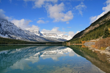 Fototapeta na wymiar Peyto lake at Canadian rocky mountains ,Banff National Park,Alberta,Canada