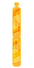 Orange Healthy Ice Candy Illustration