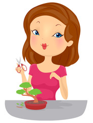 Girl Cut Bonsai