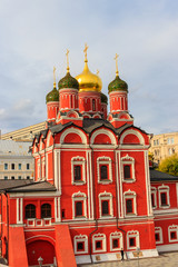 Znamensky cathedral in Zaryadye park in Moscow, Russia