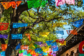 Mexican Market Square Paper Decorations San Antonio Texas
