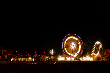 fair with giant wheel