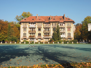 Brasov, Romania - October 17, 2019 : Andrei Saguna National College in Brasov , Romania