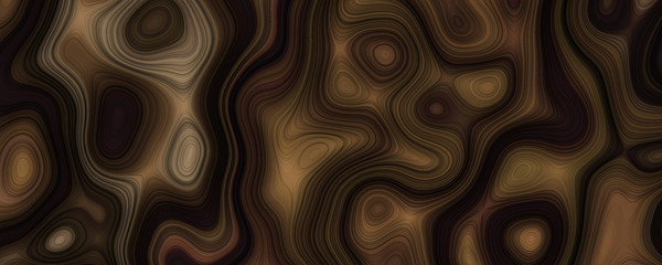 Wavy abstract brown background