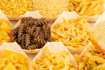 Various kind of pasta