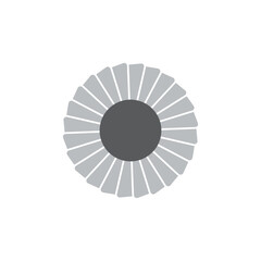 swirl turbine simple geometric symbol logo vector © Adnanjaya