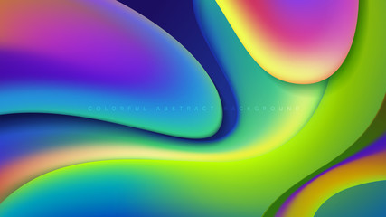 Abstract Distorted Shape Background
