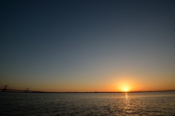 Naklejka premium 日の出