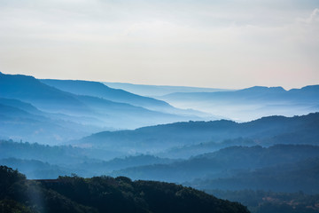 Fototapeta premium Aerial View Of The Indian Mountains.