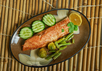 Dijon Maple Glazed Salmon