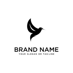 bird design logo vector white background template