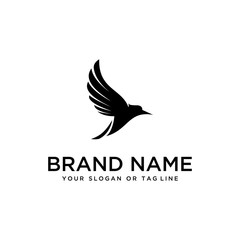 bird design logo vector white background template