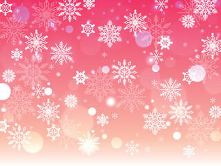 雪の結晶の背景素材