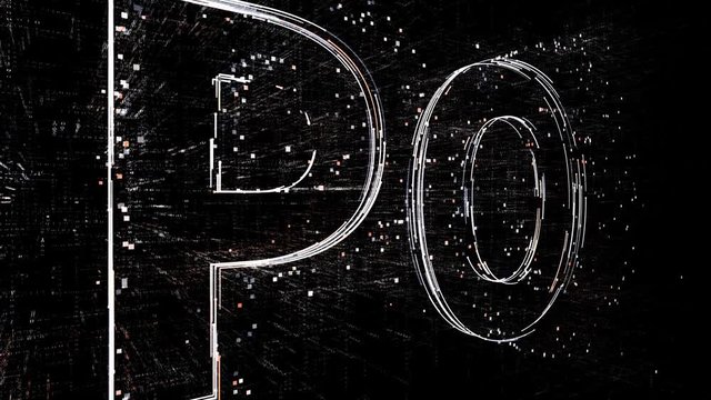 4k IPO word tag cloud;initial public offering binary computer code.The Matrix binary text design animation;changing from zero to one digits;abstract tech background.