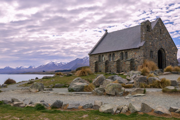 Church of Good Shepherd at lake Tekapo