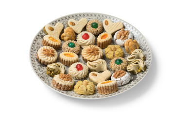 Traditional festive Moroccan cookies