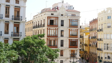 Fototapeta na wymiar Gebäude in Valencia