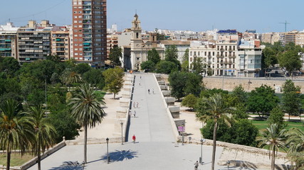 Promenade in Valencia