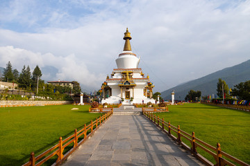 National memorial chorten in Thimphu Bhutan