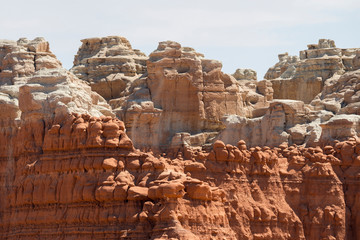 landscape on the Goblin state park in the united states of america
