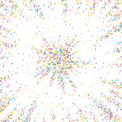 Festive confetti. Celebration stars. Colorful conf