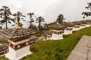 Obraz premium Dochula Pass in Bhutan