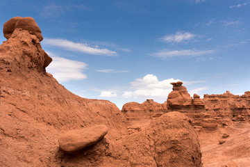 landscape on the Goblin state park in the united states of america