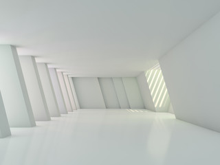 Fototapeta premium Abstract modern architecture background. 3D