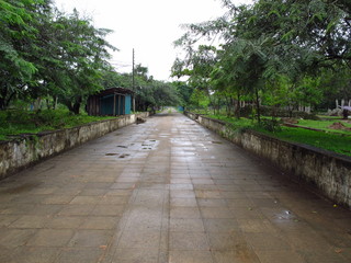 The park in Anuradhapura, Sri Lanka
