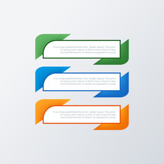 Informational list infographic template design. Business concept infograph with 3 options, steps or processes. Vector visualization can be used for workflow layout, diagram, annual report, web
