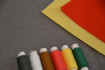 felt, crafts, needlework, threads, seamstress, sewing