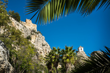 Fototapeta na wymiar Medieval village of Guadalest, on of the most beautiful village of Spain - Alicante