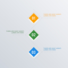 Timeline rectangle infographics template design. Business concept infograph with 3 options, steps or processes. Vector visualization can be used for workflow layout, diagram, annual report, web